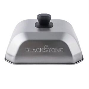 Blackstone Silver Griddle Cover with Black Handle